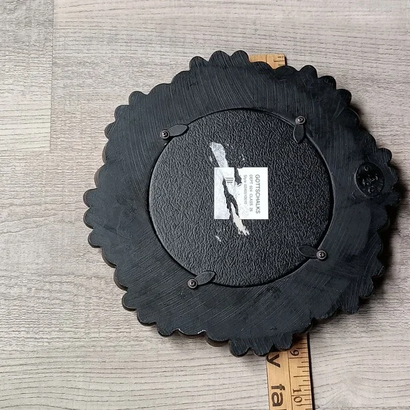 Vintage style antique round mirror - Picture 3 of 11